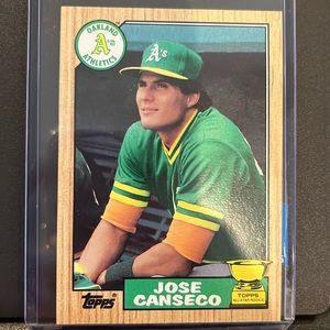 Jose Canseco 1987 Topps Base Rookie Card #620